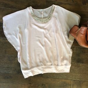 Maurice's Ruffle Sheer Blouse Plus Size 0